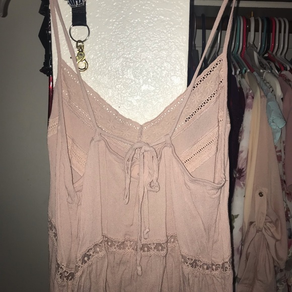 Dusty pink baby doll blouse - Picture 2 of 2